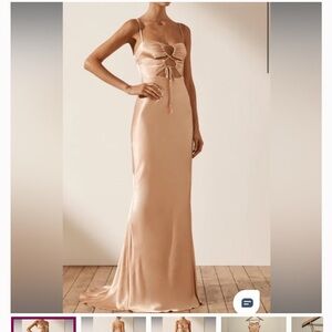 Shona Joy La Lune Lace Front Maxi Dress Size 4